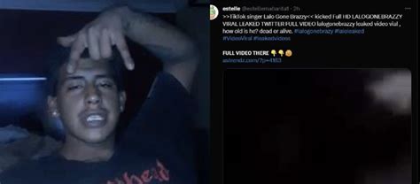 Since starting his TikTok channel in 2022 (as an extension of his online persona), he has gained millions of views for his performances, clips of him eating food or being found in the wild, as well as directly talking to his fans. . Lalogonebrazzy leaked video